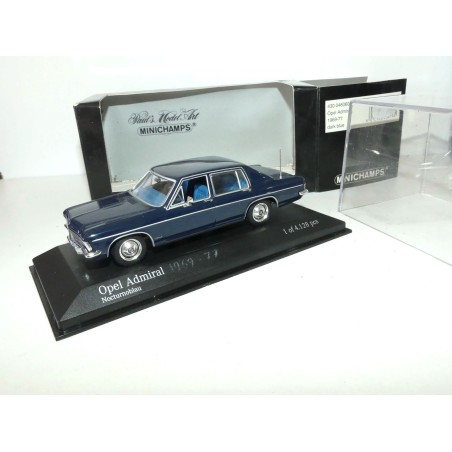OPEL ADMIRAL 1969-77 Bleu MINICHAMPS 1:43