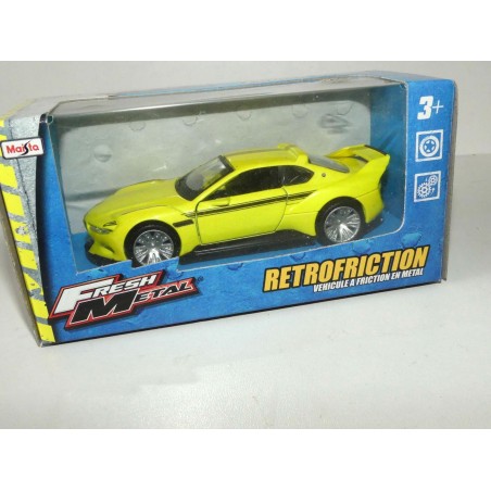 BMW 3.0 CSL COUPE M Jaune MAISTO 1:43 Retrofriction