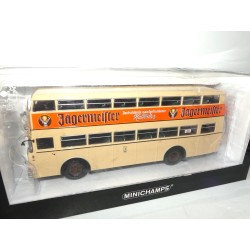 AUTOBUS DOUBLE ETAGE BUSSING D2U JÄGERMEISTER MINICHAMPS 1:43