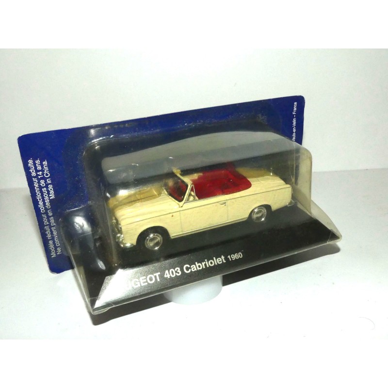 PEUGEOT 403 Cabriolet CrÃ¨me 1960 NOREV 1:43 blister