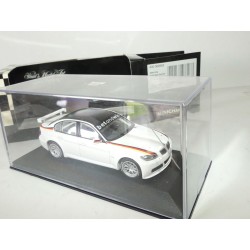 BMW 320 i STREETVERSION 2005 Orange Toit Carbone MINICHAMPS 1:43 modÃ¨le modifiÃ©