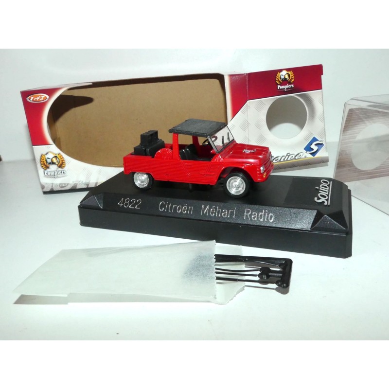 CITROEN MEHARI POMPIERS RADIO SOLIDO 1:43