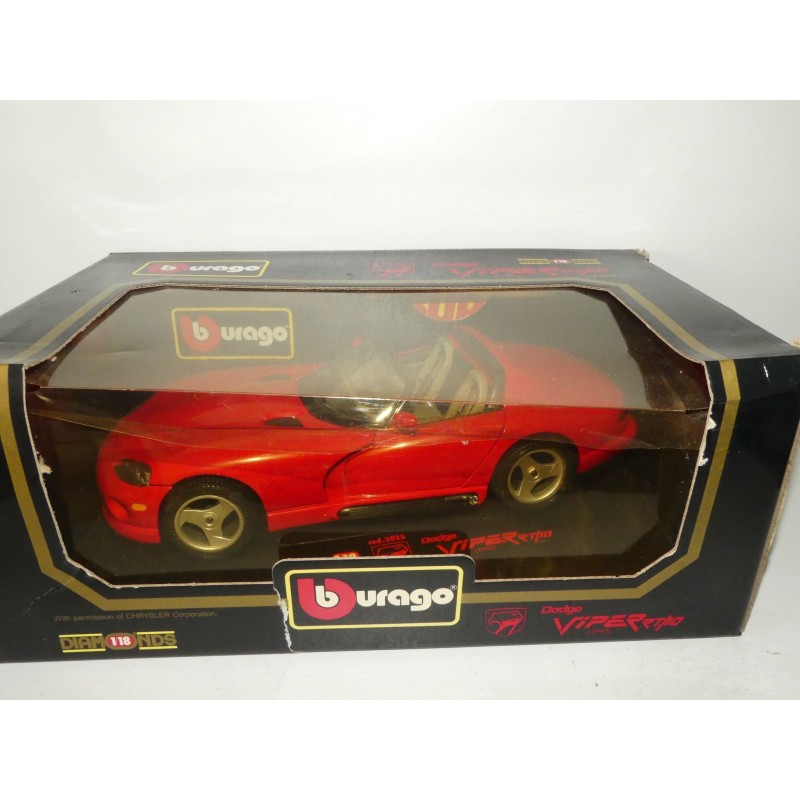 DODGE VIPER RT/10 Rouge BURAGO 1:18