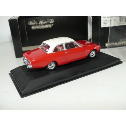 FORD TAUNUS SALOON 1960 Rouge et Toit Blanc MINICHAMPS 1:43