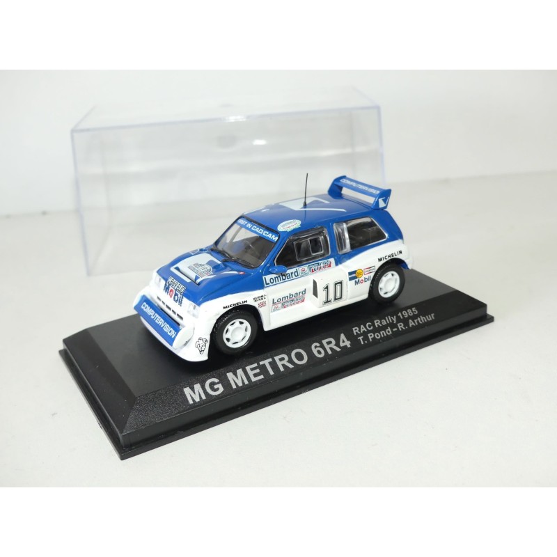 MG METRO 6R4 RALLYE RAC 1985 T. POND ALTAYA 1:43 ArrivÃ©e 3Ã¨me