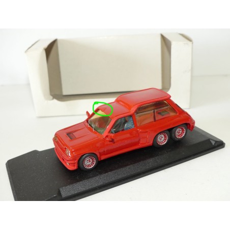 RENAULT 5 TURBO DE LEOTARD Rouge MINIROUTE 1:43 Imperfection