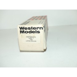 BOITE VIDE LISTER JAGUAR 1958 WESTERN MODELS WRK 2 1:43