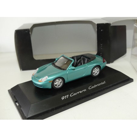 PORSCHE 911 CARRERA CABRIOLET 996 Vert SCHUCO 1:43 