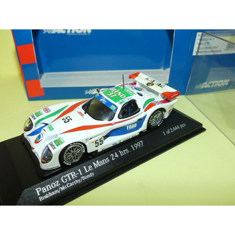 PANOZ GTR-1 NÂ°55 LE MANS 1997 ACTION MINICHAMPS 1:43 Abd dÃ©faut