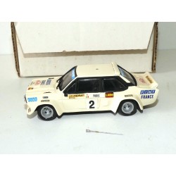 FIAT ABARTH 131 N°2 RALLYE MONTE CARLO 1977 ANDRUET KIT Monté EN MÉTAL 1:43