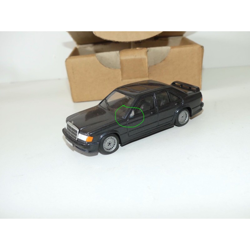 MERCEDES 190 E 2,3-16 Gris Bleuté KIT MINICHAMPS en métal 1:43 imperfection