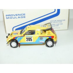 PEUGEOT 205 TURBO 16 N°205 RALLYE A DAKAR 1987 KIT Monté PROVENCE MOULAGE 1:43