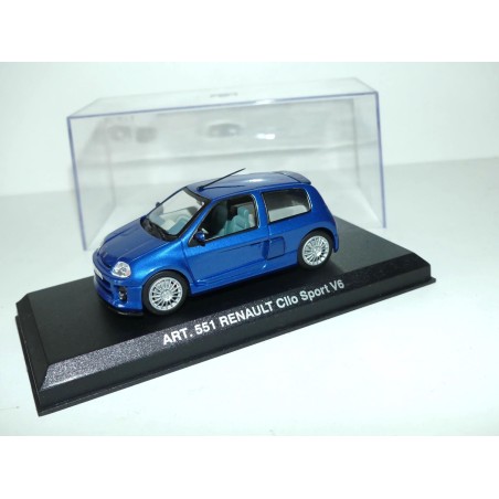 RENAULT CLIO SPORT V6 I Bleu DETAILCARS 551 1:43