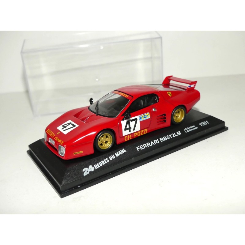 FERRARI 512 BB N°47 LE MANS 1981 ALTAYA 1:43 Arrivée 5ème