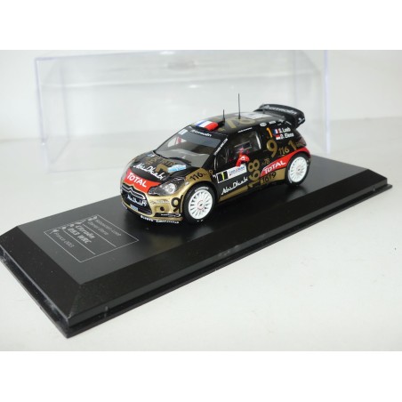 CITROEN DS3 WRC RALLYE TOUR DE CORSE 2013 S. LOEB DIECAST CLUB IXO 1:43