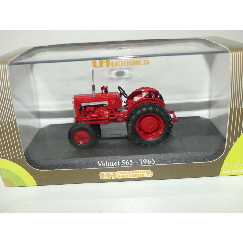 TRACTEUR VALMET 565 Rouge UNIVERSAL HOBBIES UH6034 1:43
