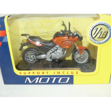 MOTO BMW F650 CS Orange MOTOR MAX 1:18