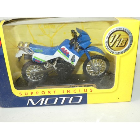 MOTO KAWASAKI KLR 650 Bleu MOTOR MAX 1:18