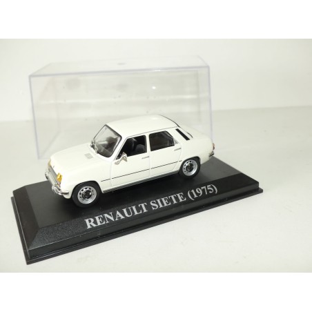 RENAULT SIETE 1975 Blanc ALTAYA 1:43