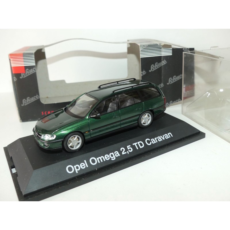 OPEL OMEGA B CARAVANE Vert SCHUCO 1:43