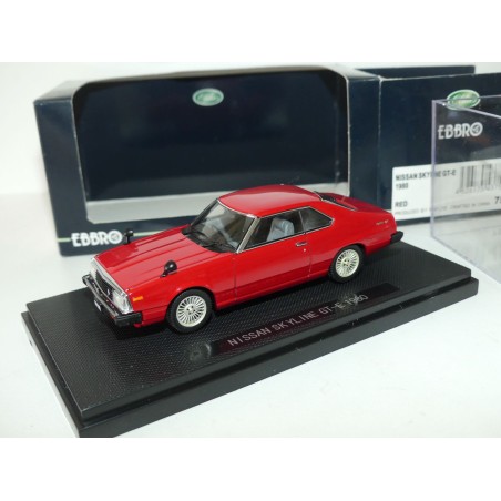 NISSAN SKYLINE GT-E 1980 Rouge EBBRO 757 1:43