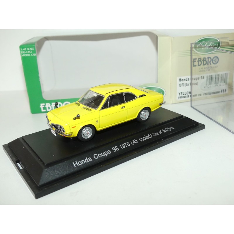HONDA COUPE 9S 1970 Jaune EBBRO 415 1:43