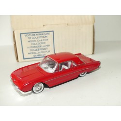FORD THUNDERBIRD coupe 1961 Rouge KIT sur base SOLIDO PRODUCTION MONDIALE 1:43