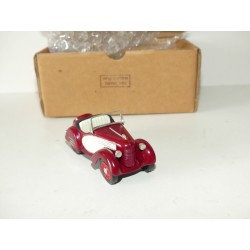 BANTAM ROADSTER Bordeaux et Blanc MIKANSUE AMERICANA 1:43