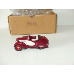 BANTAM ROADSTER Bordeaux et Blanc MIKANSUE AMERICANA 1:43