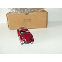BANTAM ROADSTER Bordeaux et Blanc MIKANSUE AMERICANA 1:43