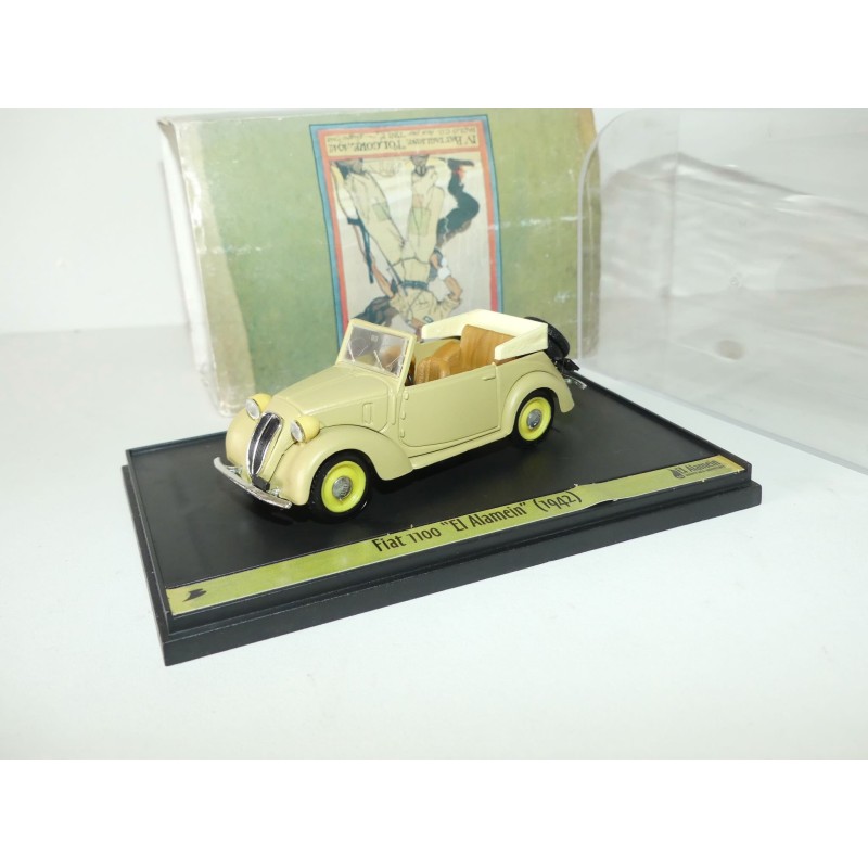 FIAT 1100 CABRIOLET BATAILLE DI EL ALAMAIN BRUMM S02/22 1:43