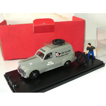PEUGEOT 203 COMMERCIAL E PNEUS DUNLOP BBY CREATION POUR MAGIC MODELS 1:43