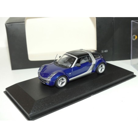 SMART ROADSTER 2003 Bleu MINICHAMPS 1:43 boitage smart