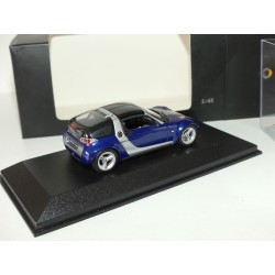 SMART ROADSTER 2003 Bleu MINICHAMPS 1:43 boitage smart