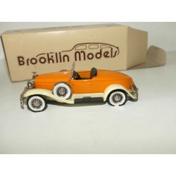 HUDSON GREATER 8 1931 Orange BROOKLIN MODELS 1:43 imperfection
