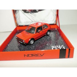 VW GOLF I Rouge NOREV 1:43 coffret 30 ans anniversaire