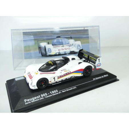 PEUGEOT 905 N°1 LE MANS 1992 ALTAYA 1:43 Arrivée 1er