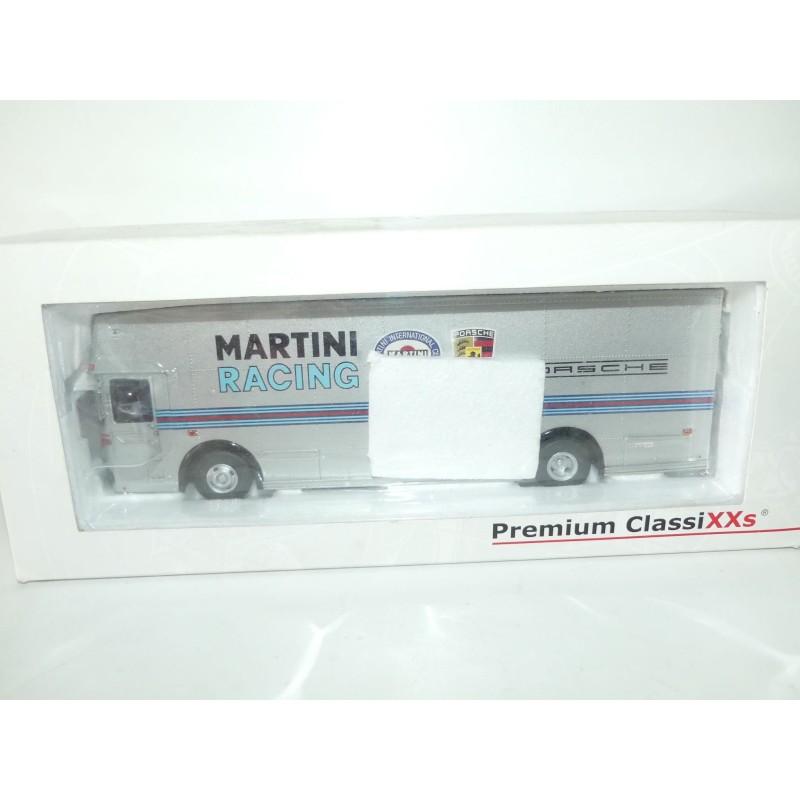 MERCEDES TRANSPORTEUR DE VOITURE MARTINI PORSCHE PREMIUM CLASSIXXS 1:43