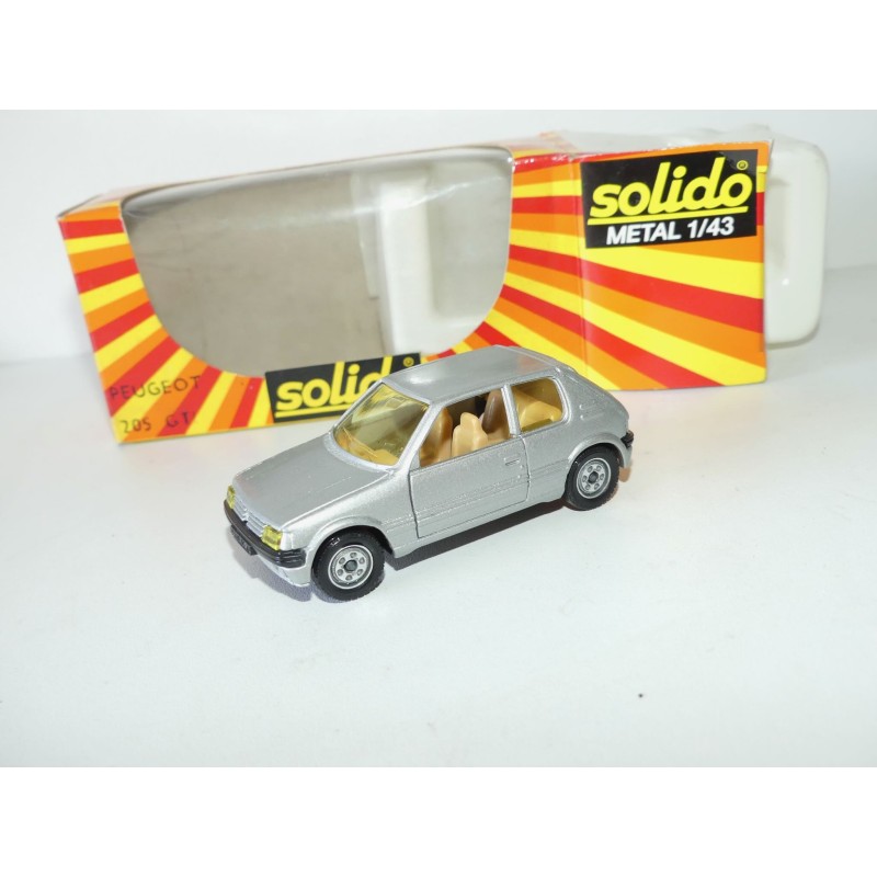 PEUGEOT 205 GTi Gris SOLIDO 1:43