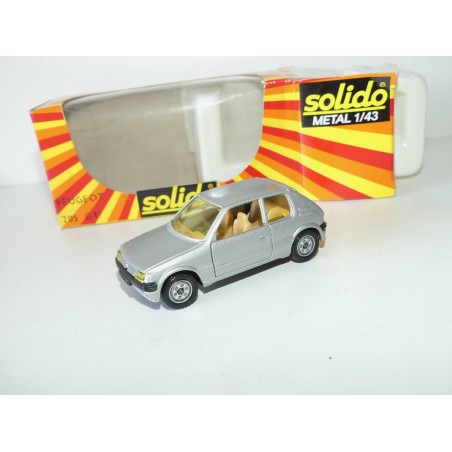 PEUGEOT 205 GTi Gris SOLIDO 1:43