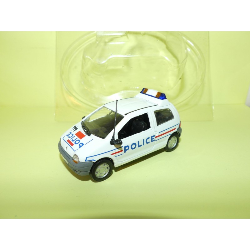 RENAULT TWINGO POLICE NOREV pour HACHETTE  1:43 sous coque