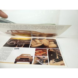 DEPLIANT POSTER PUBLICITAIRE PEUGEOT 505 