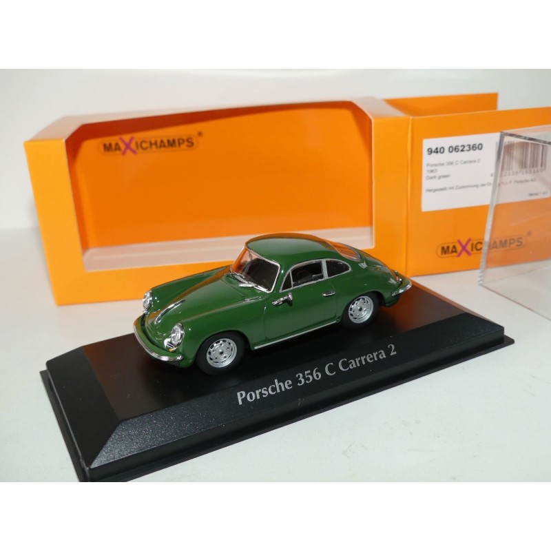 PORSCHE 356 C CARRERA 2 1963 Vert MAXICHAMPS MINICHAMPS 1:43