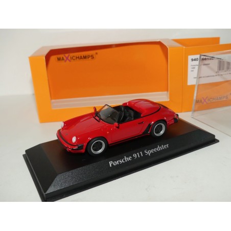PORSCHE 911 SPEEDSTER 1988 Rouge MAXICHAMPS MINICHAMPS 1:43
