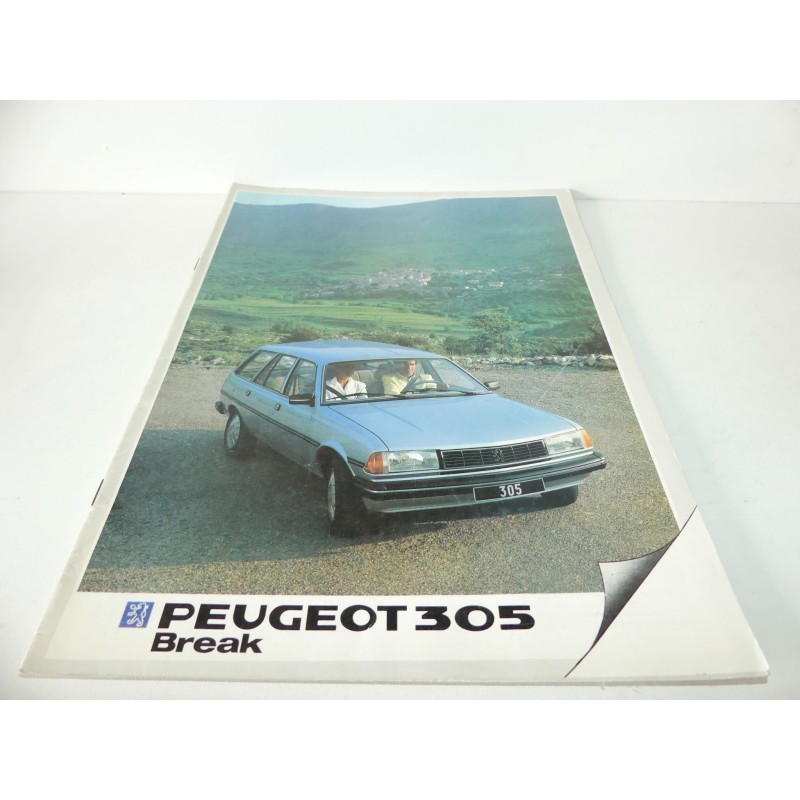 CATALOGUE PUBLICITAIRE PEUGEOT 305 BREAK Phase 2