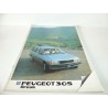 CATALOGUE PUBLICITAIRE PEUGEOT 305 BREAK Phase 2