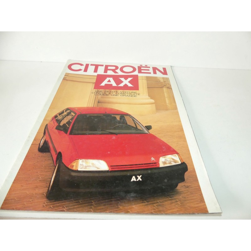 CATALOGUE PUBLICITAIRE CITROEN AX