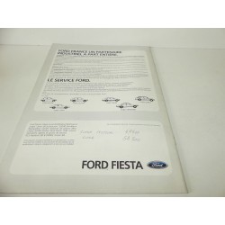 CATALOGUE PUBLICITAIRE FORD FIESTA