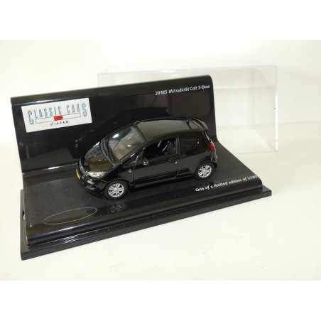 MITSUBISHI COLT 3 Portes Noir VITESSE 1:43