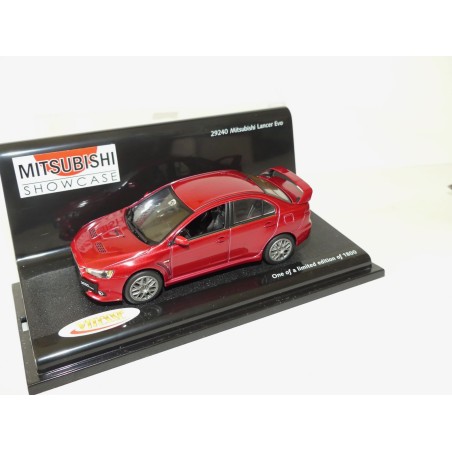 MITSUBISHI LANCER EVO X Rouge Vin VITESSE 1:43